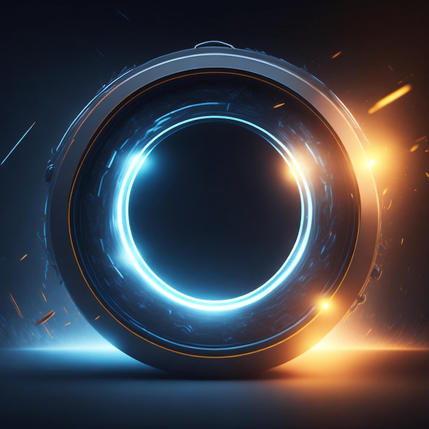 Round shape Coming Soon Image Blurry Gaming Background detailed 4k realistic