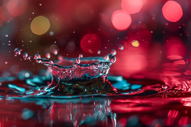 Round swirl liquid splash isolated on background