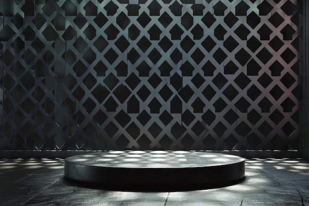 Round Table on Stone Floor