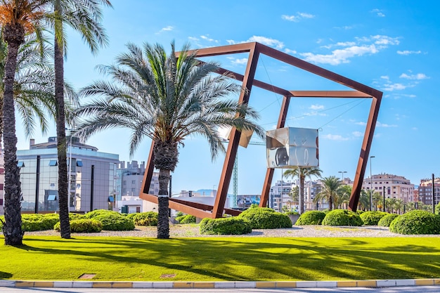 Roundabout of the cubes Murcia Spain