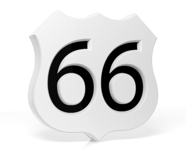 Route 66 3D sign