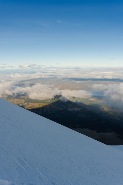 Маршрут восхождения на вершину вулкана Читлалтепетль, самую высокую в Мексике
