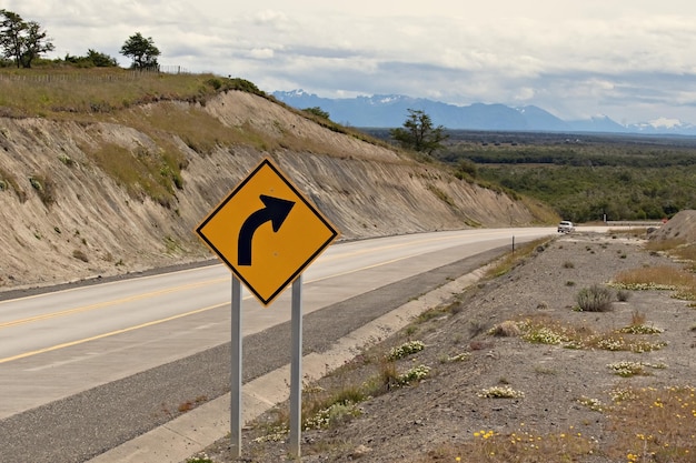 Route Fin del Mundo Einde van de wereld in Patagonië Chili