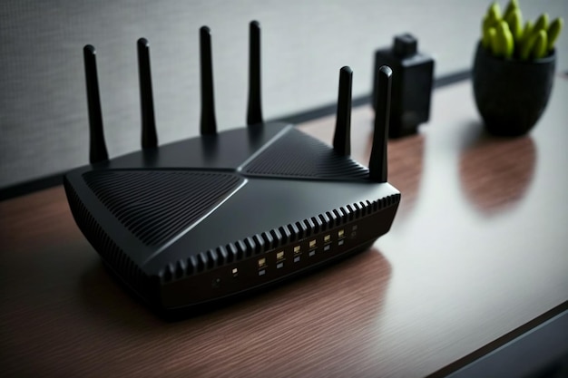 router on the table router is a device that forwards data packets between computer networks creating a set of overlay networks it is connected to two or more data lines from different networks