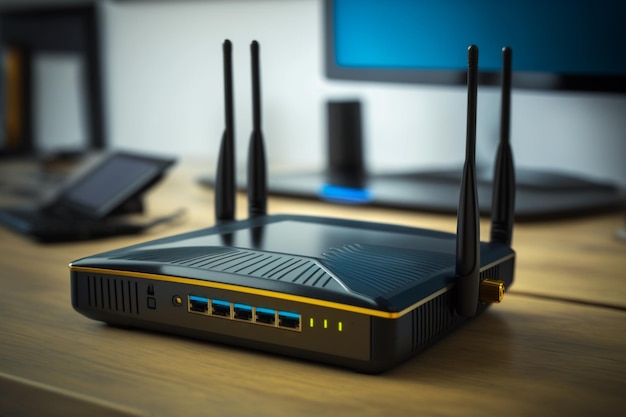 router on the table router is a device that forwards data packets between computer networks creating a set of overlay networks it is connected to two or more data lines from different networks