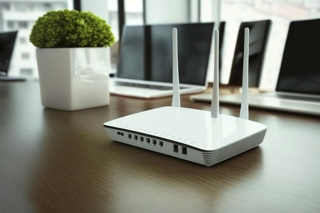 router on the table router is a device that forwards data packets between computer networks creating a set of overlay networks it is connected to two or more data lines from different networks