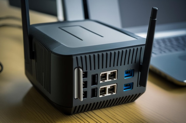 router on the table router is a device that forwards data packets between computer networks creating a set of overlay networks it is connected to two or more data lines from different networks