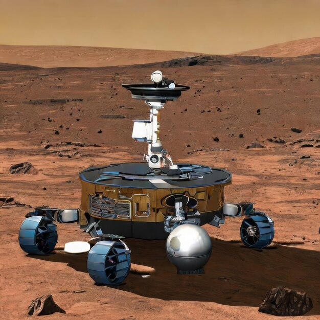 Rover on Titan