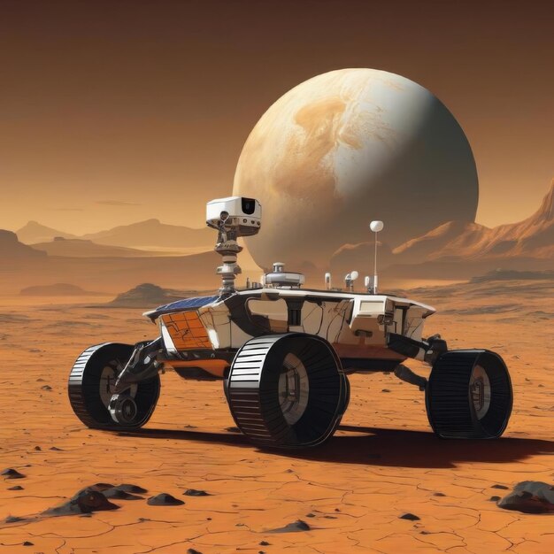 Rover on Titan