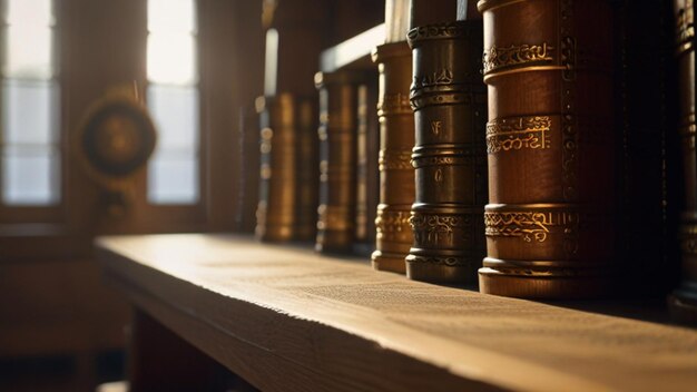 a row of books on a shelf with the words quot the author quot on the top