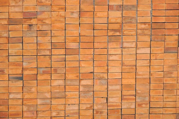 Row of brown brick wall background