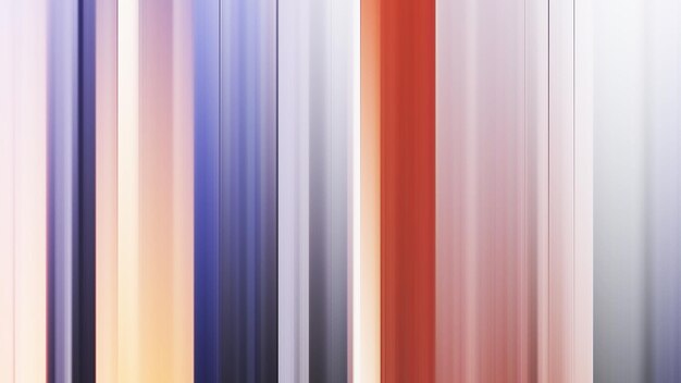 a row of colorful tubes with a red stripe