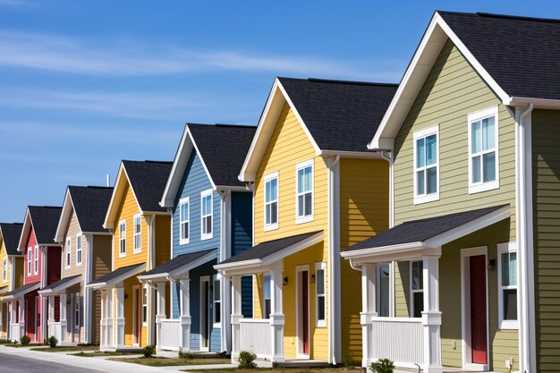 Photo row of houses