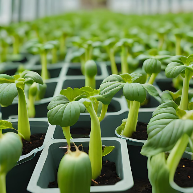 a row of plants with the words quot veggies quot on them