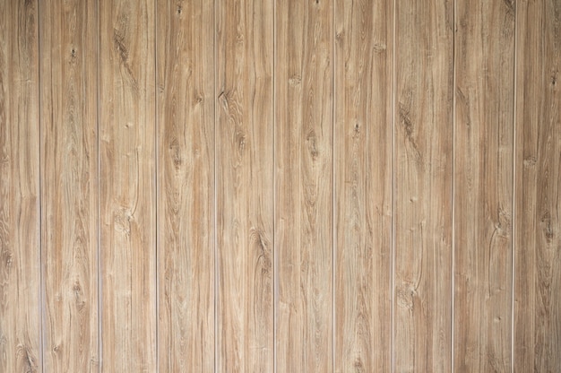 Row of striped brown wooden plank wall texture