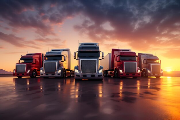 a row of trucks with the word  cabs  on the front