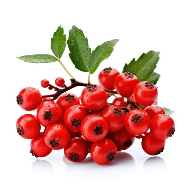 Photo rowanberry isolated