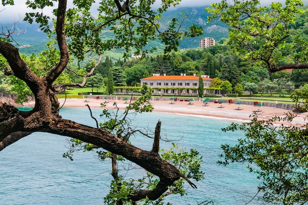 Royal beach Milocer in Montenegro