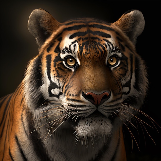 Royal bengal tiger bangladesh jungle Generative AI