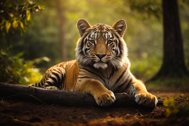 Photo royal bengal tiger
