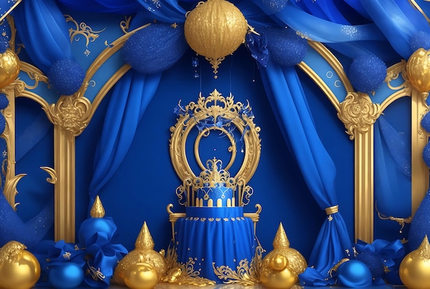 Уникальные продукты Royal Blue Revelry для незабываемой вечеринки