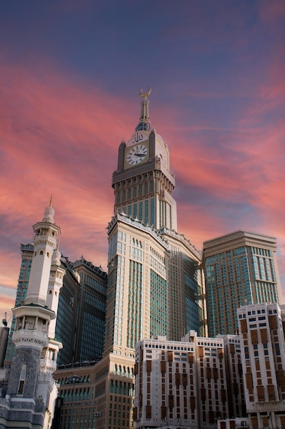 Royal Clock Tower Makkah in Makkah Saudi Arabia amazing sky