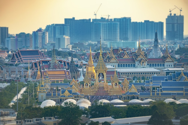 The Royal Crematorium for HM King Bhumibol Adulyadej at Sanam Luang.