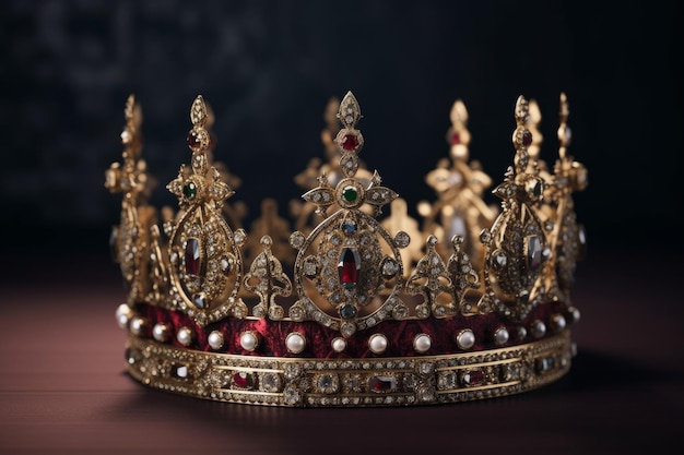 Photo royal crown generate ai