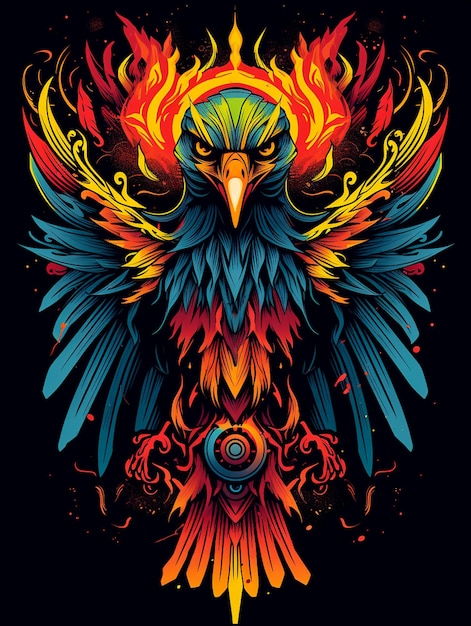 royal eagle design image in the style of ba design for tshirt mug case