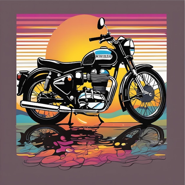 Photo royal enfield motorbike