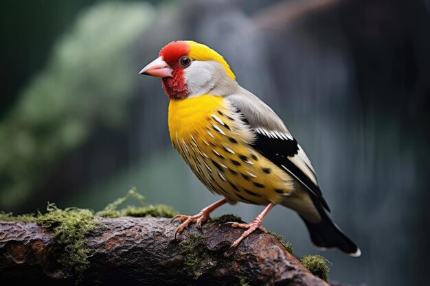 野生のロイヤルフィンチ鳥