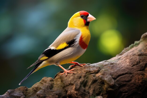 Royal finch bird in the wild