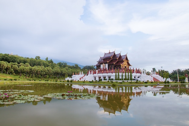 The Royal Flora Ratchaphruek Park at Chiang Mai, Thailand.