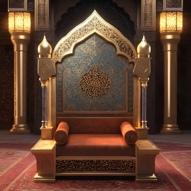 королевский исламский трон