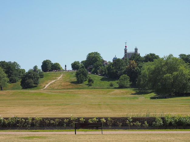 Royal Observatory-heuvel in Londen