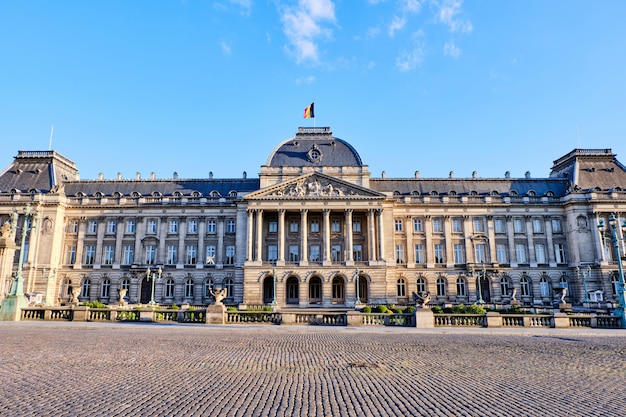 Photo royal palace of brussels in belgium