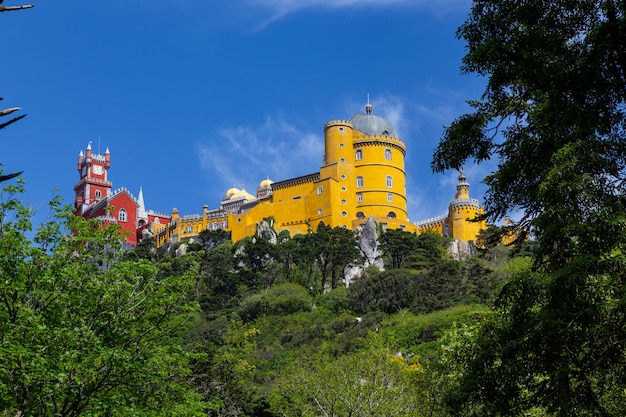 Royal palace Pena in Sintra, Portugal.