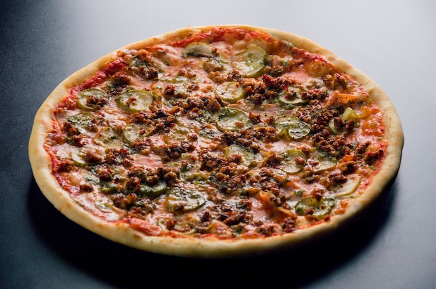 Royal pizza with nine kinds of meat