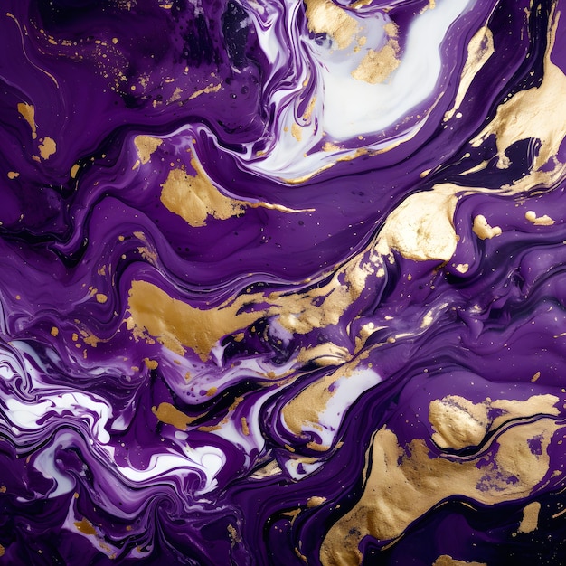 Royal Purple MArble Swirl