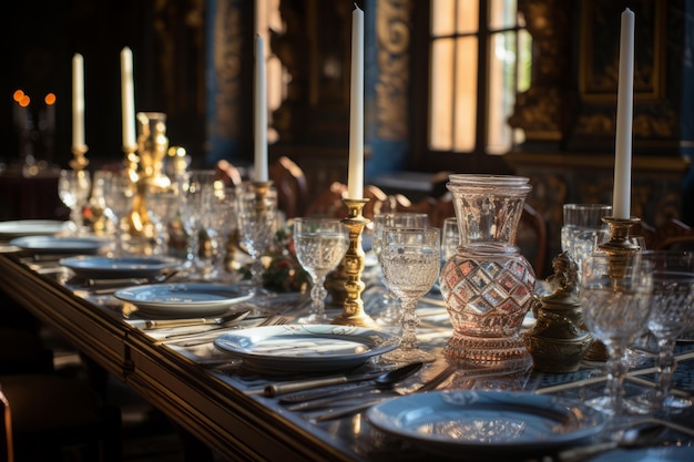 The royal table antechamber of Palace of Versaille