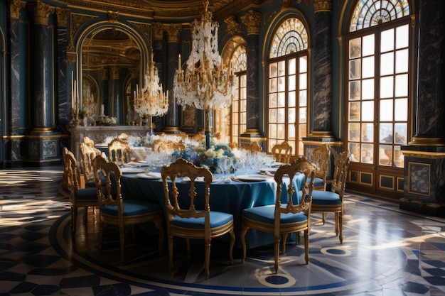 The royal table antechamber of Palace of Versaille