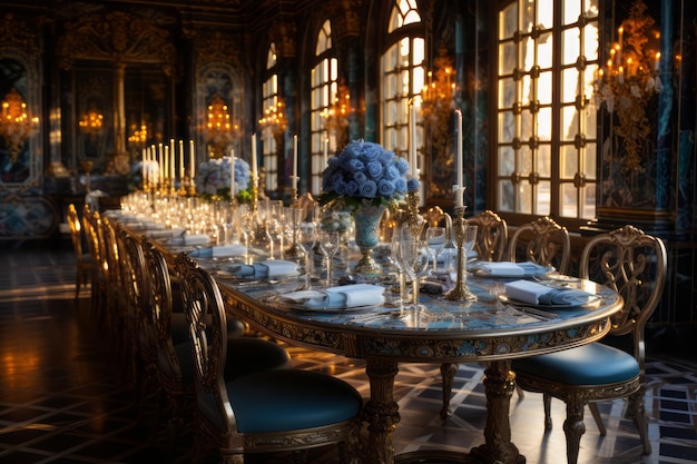 베르사유 궁전의 왕실 탁자 대기실