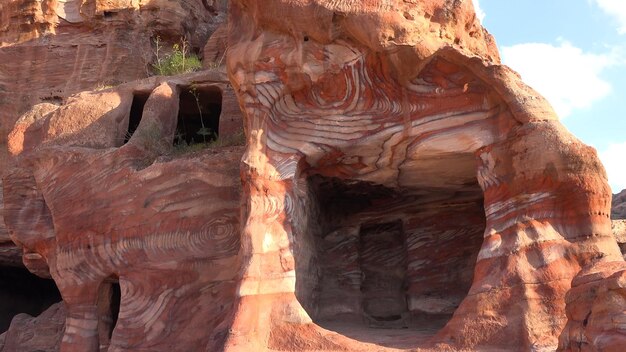 Royal Tombs and Street of Facades in Petra  Jordan World Heritage Site