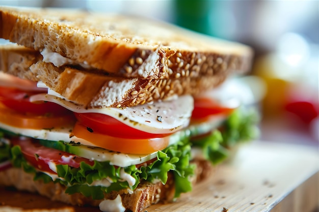 Royalty-vrije opname van een sandwichfoto