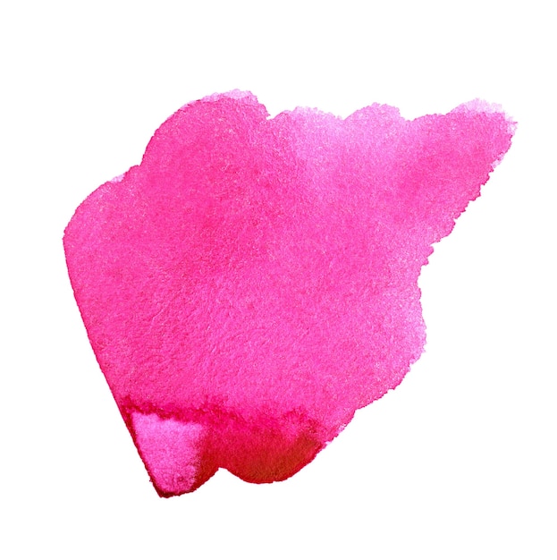 Roze abstracte handgetekende aquarel achtergrond voor tekst of logo Aquarel ontwerpelement