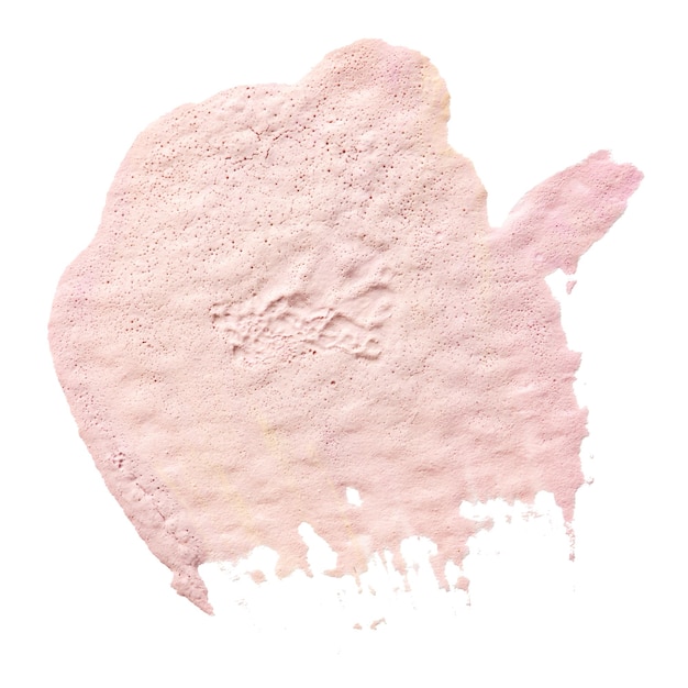 Roze acryl penseelstreek doorzichtig png