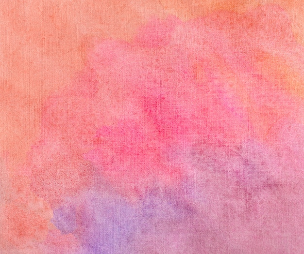 Roze aquarel achtergrond op papier