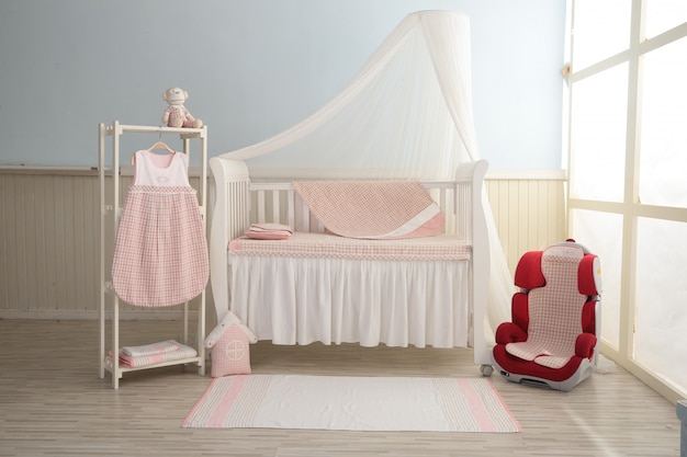 Foto roze babykamer