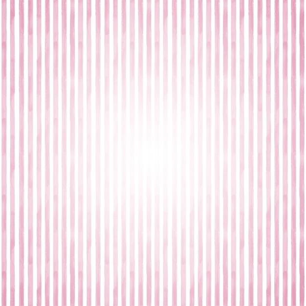 Roze en witte grunge gestreepte abstracte geometrische achtergrond. Aquarel hand getekende achtergrond met ruimte voor tekst.