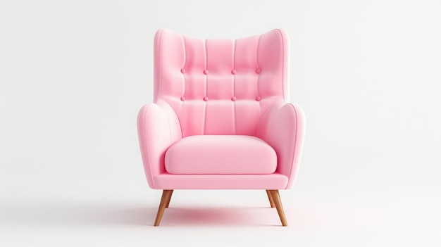 Foto roze fauteuil